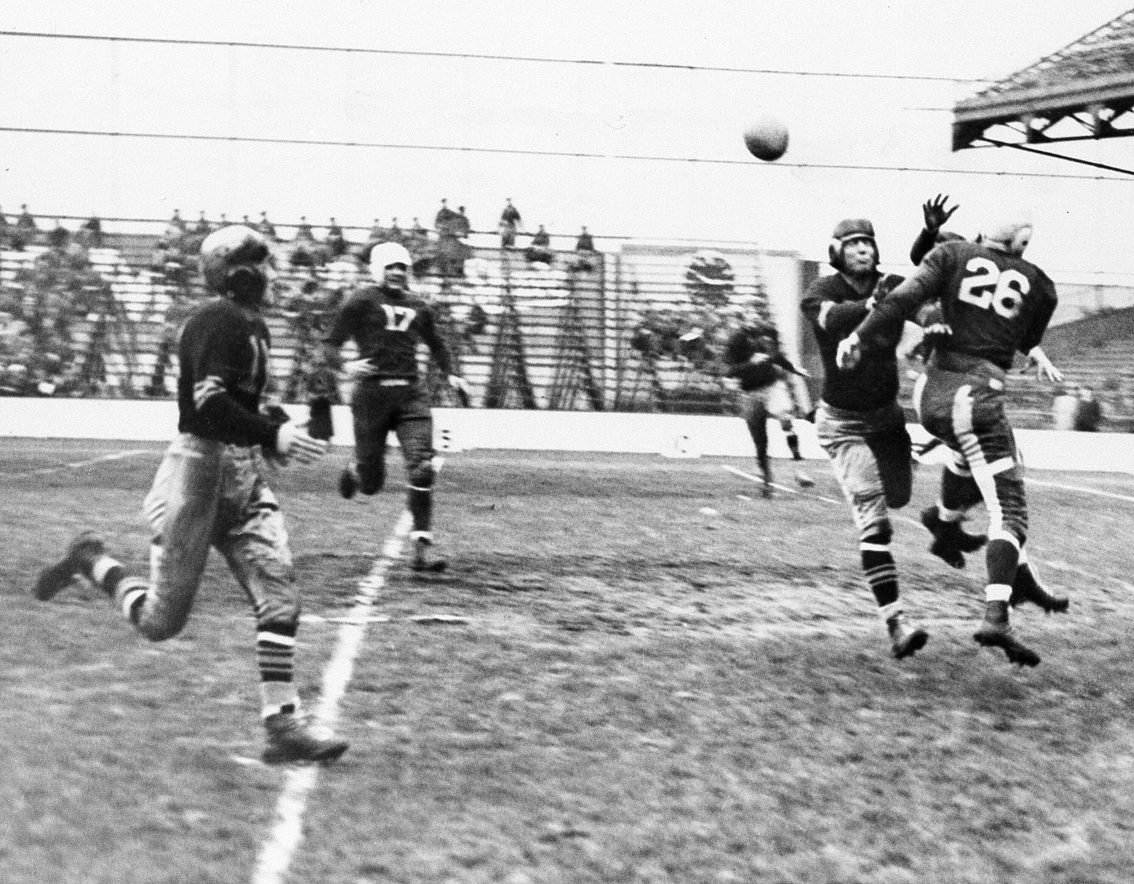 Football at Ebbetts Field